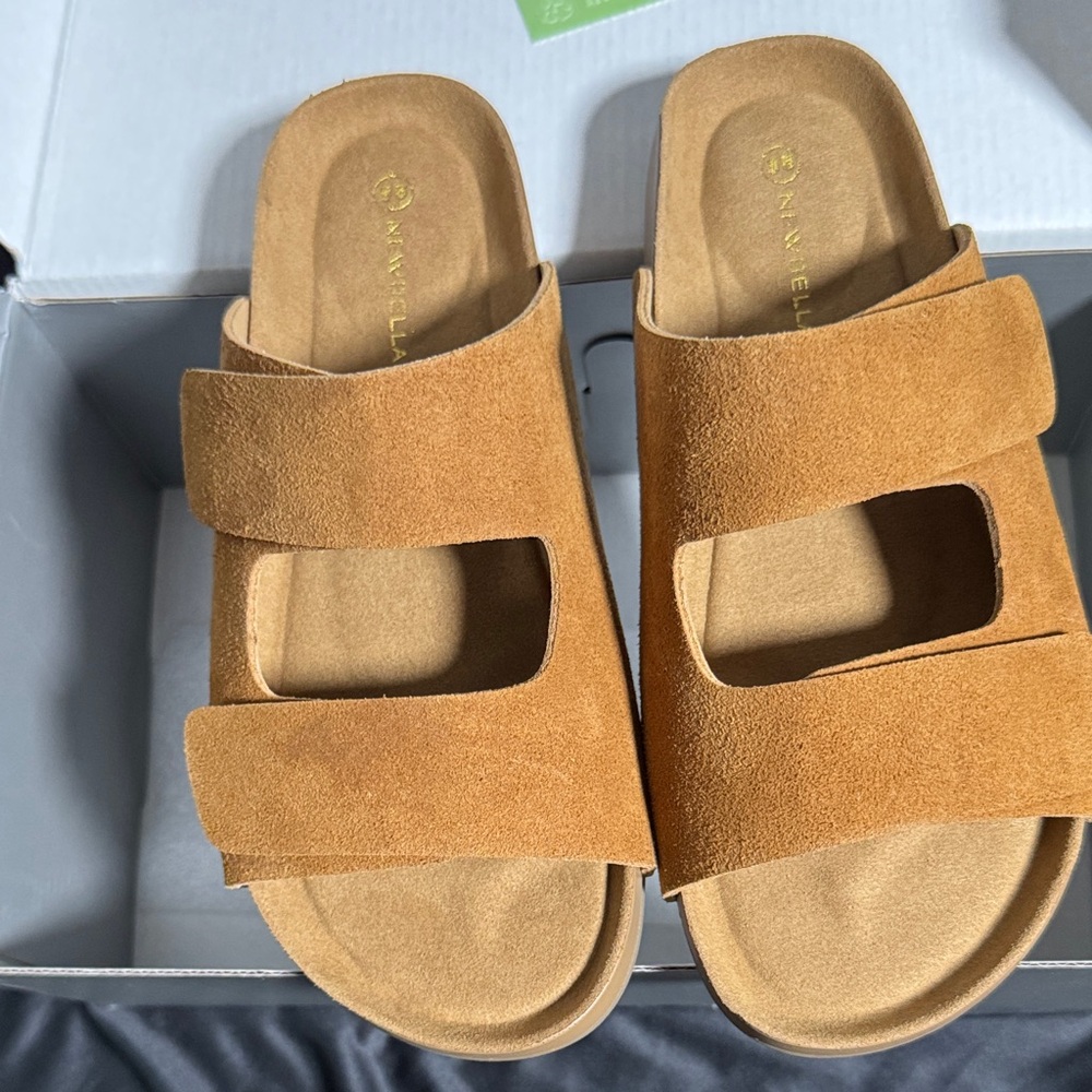 NWT-NEWBELLA Platform
Espadrille Wedge Sandals - Picture 3 of 5